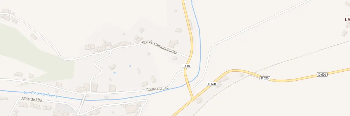 Plan du 17 Rte du Lac à Sainte-Colombe-sur-l’Hers