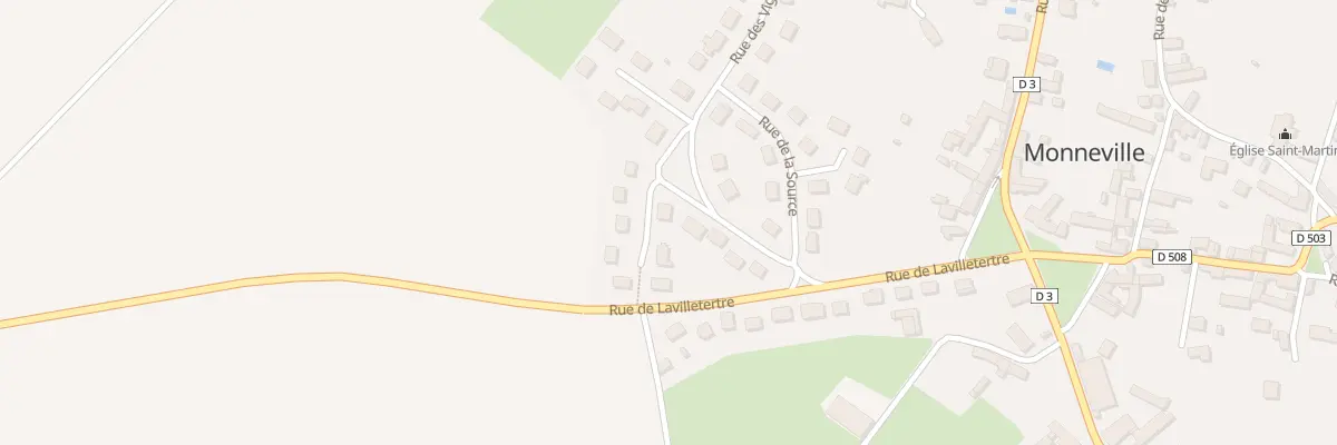 Plan du 1 Imp de la Fontaine à Monneville