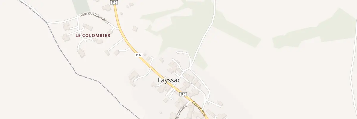 Plan du 5021 La Combe à Fayssac