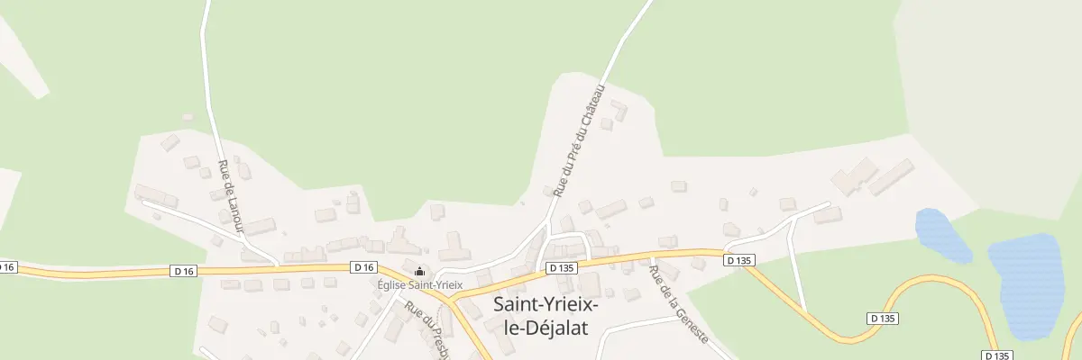 Plan du 5 Rue du Pre du Chateau à Saint-Yrieix-le-Déjalat