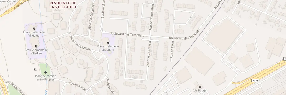 Plan du 2 Av de Cressac à Élancourt