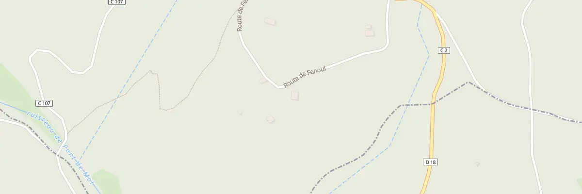 Plan du 5129F Fenoul à Saint-Bressou