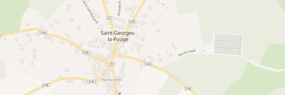 Plan du 5025 Le Bourg à Saint-Georges-la-Pouge