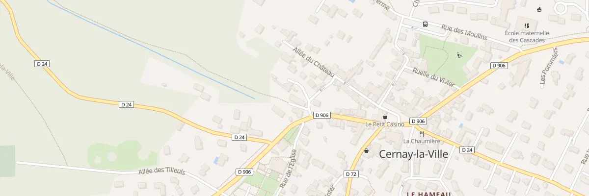 Plan du 3 All Bellevue à Cernay-la-Ville