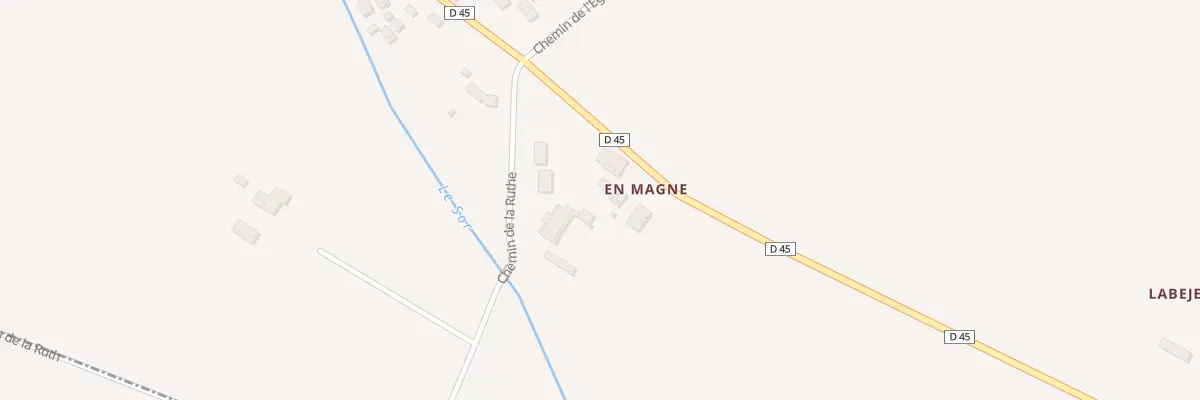 Plan du 5 Rte du Sor à Garrevaques