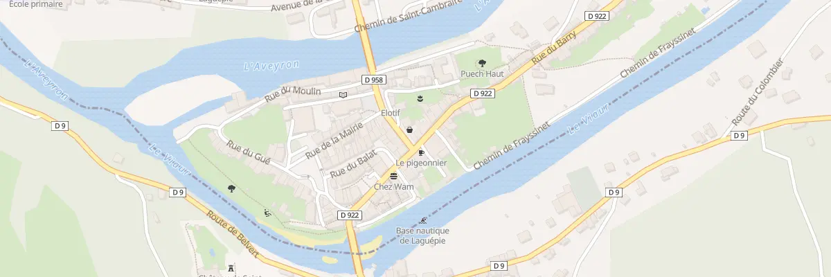 Plan du 5281 Rue de la Liberté à Laguépie