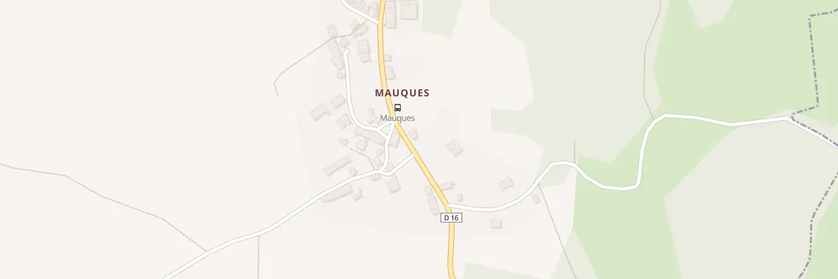 Plan du 4 Mauques à Glénic
