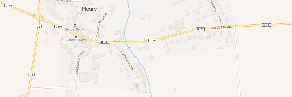 Plan du 350 Rue du Moulin à Fleury