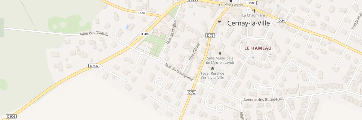 Plan du 14B Rue d’Enfer à Cernay-la-Ville