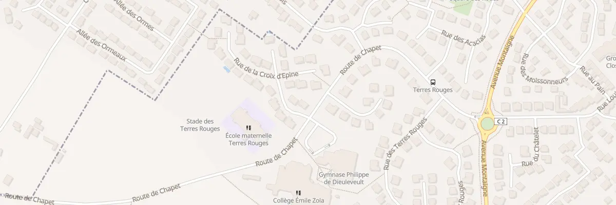 Plan du 2 Rue de la Croix d’Epine à Vernouillet