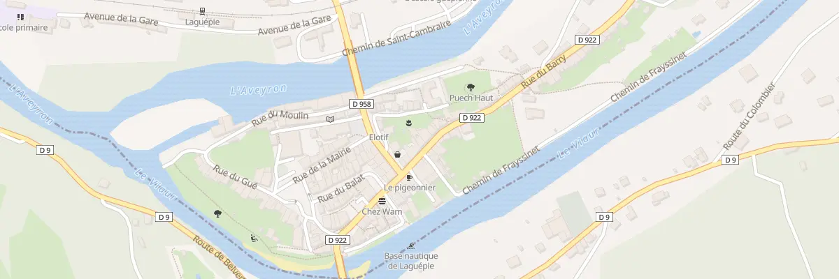 Plan du 7 Rue du Barry à Laguépie