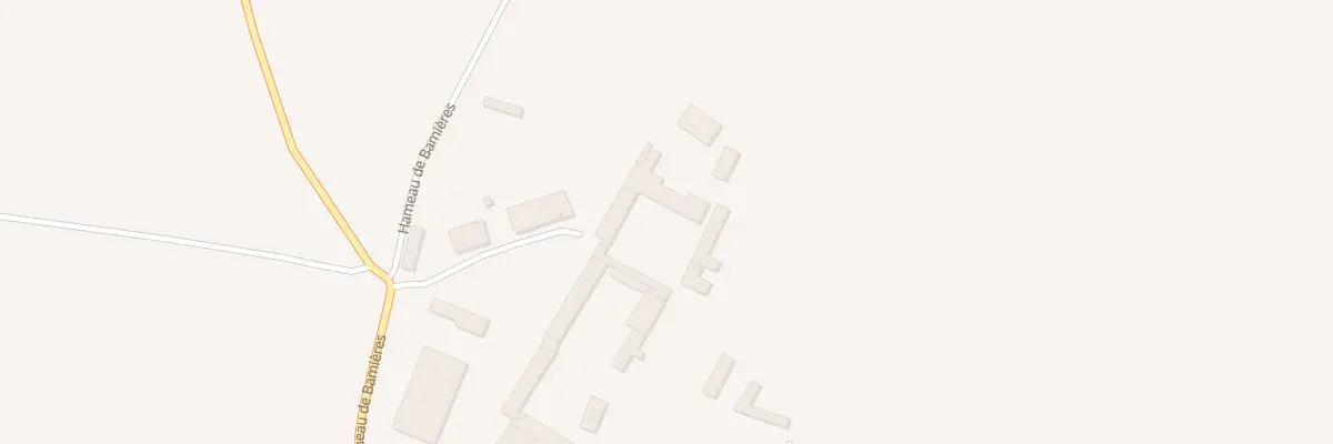 Plan du 4 Hameau de Bamieres à Mouriez