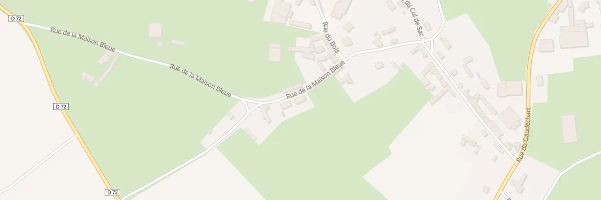 Plan du 7 Rue de la Maison Bleue à Grez