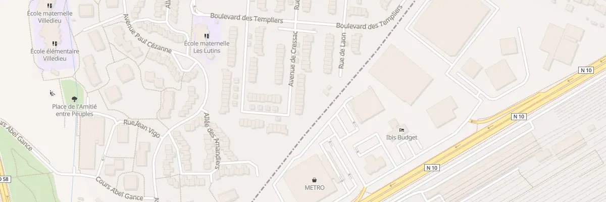 Plan du 29 Av de Cressac à Élancourt
