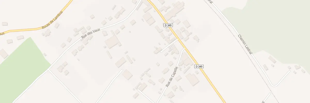 Plan du 333 Rte Nationale à Aubin-Saint-Vaast