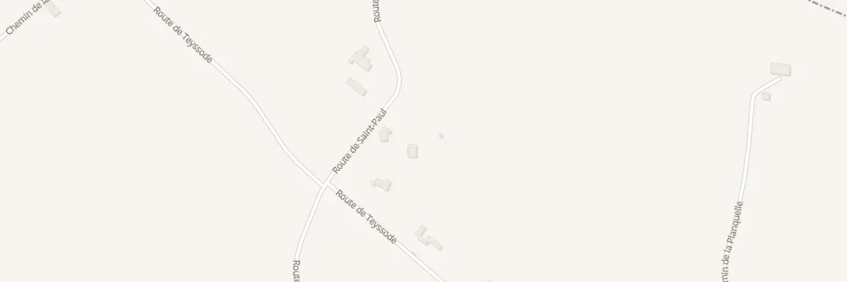Plan du 200 Rte de l’Autan à Prades