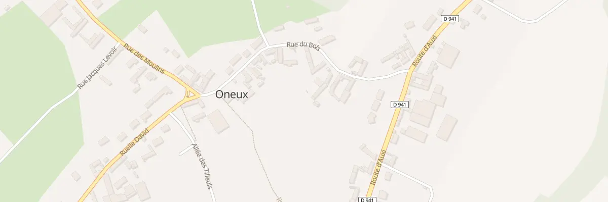 Plan du 5 Rue du Bois à Oneux
