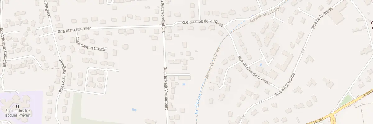 Plan du 38 Rue du Petit Vomimbert à Saint-Jean-de-Braye