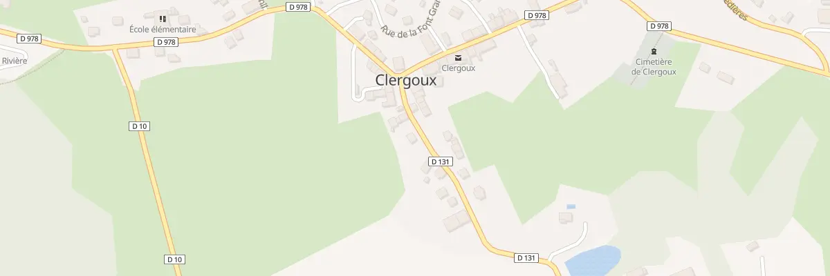 Plan du 4 Rte de la Gabinelle à Clergoux