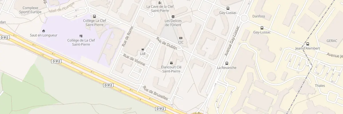 Plan du 1 Rue de Bruxelles à Élancourt