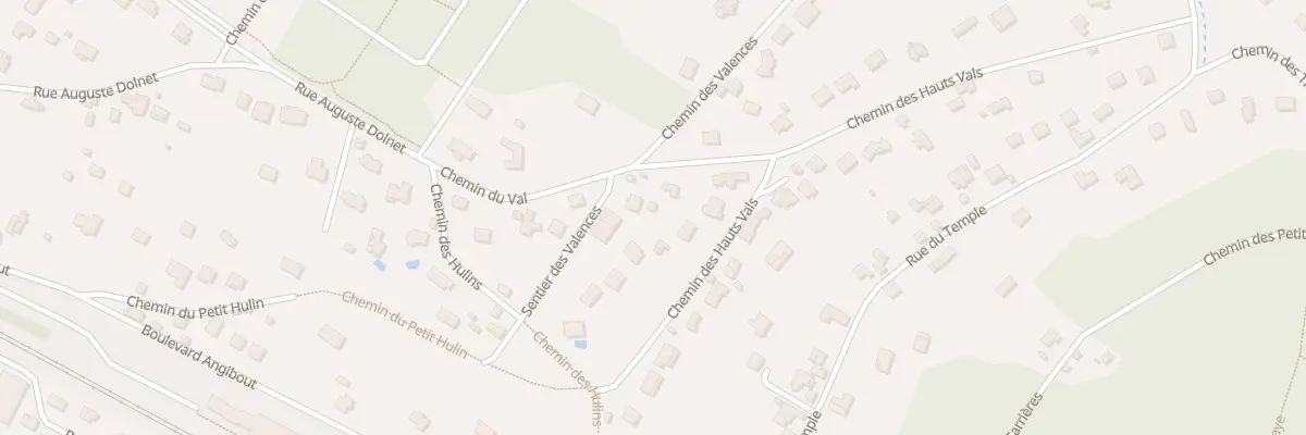 Plan du 1 Sen des Valences à Vaux-sur-Seine