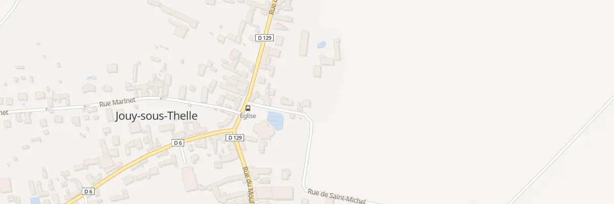 Plan du 93 Rue St Michel à Jouy-sous-Thelle