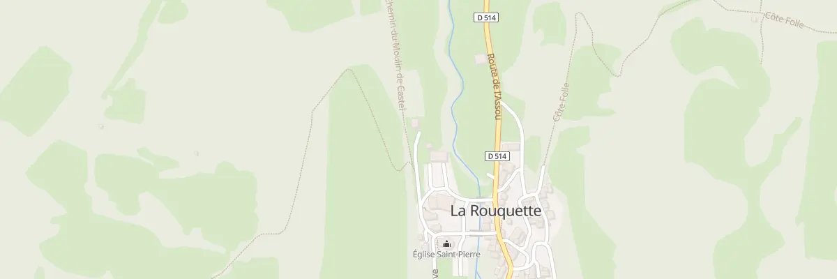 Plan du 5003 La Rouquette à La Rouquette