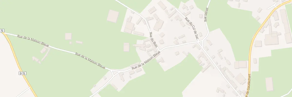 Plan du 1 Rue du Bois à Grez