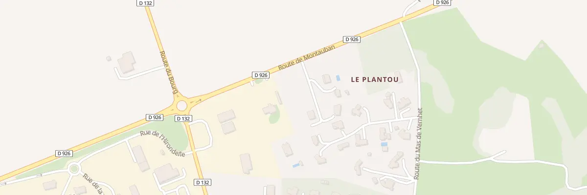 Plan du 5173B Le Plantou à Savignac