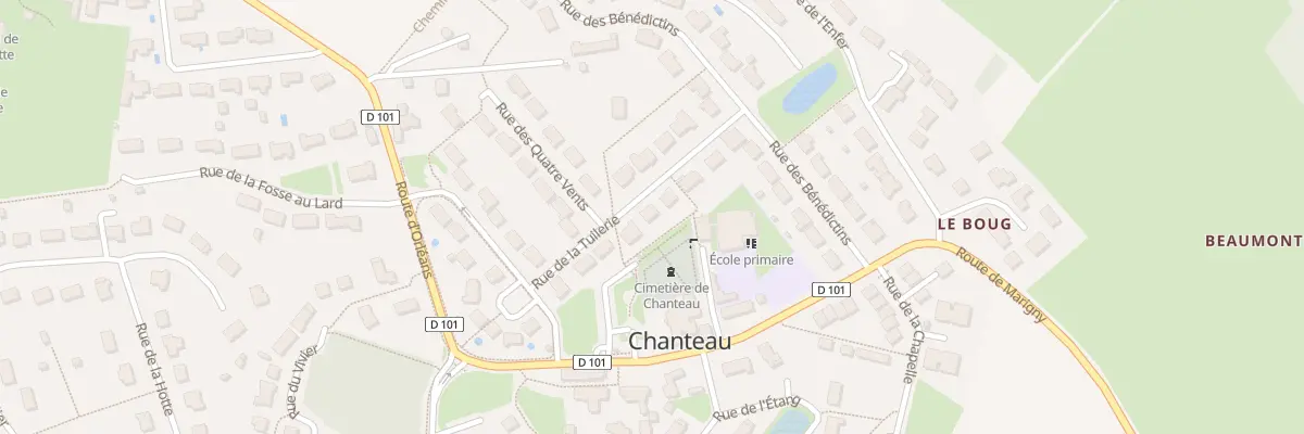Plan du 94 Rue de la Tuilerie à Chanteau