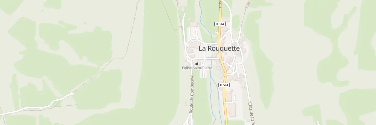Plan du 5266 La Rouquette à La Rouquette