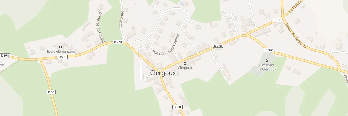 Plan du 27 Rte des Diligences à Clergoux