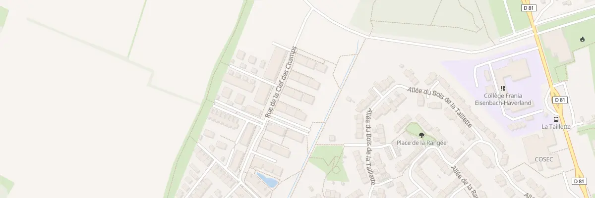 Plan du 66 Rue de la Clef des Champs à Menucourt