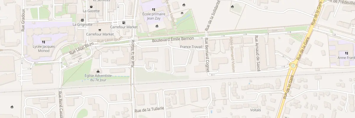 Plan du 2 Bd Emile Bernon à Saint-Jean-de-Braye
