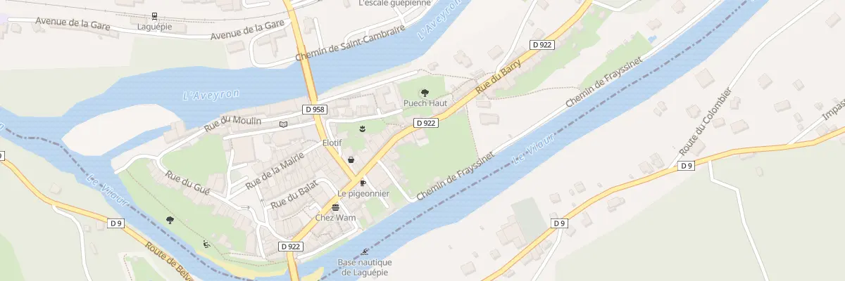Plan du 5254 Rue du Barry à Laguépie
