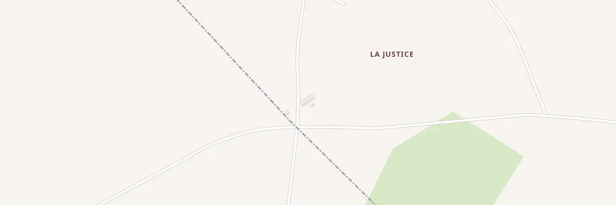 Plan du 2 La Justice à Pouligny-Notre-Dame