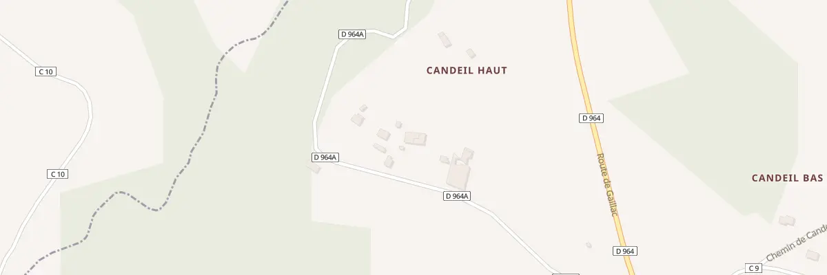 Plan du 5079 Candeil Haut à Labessière-Candeil