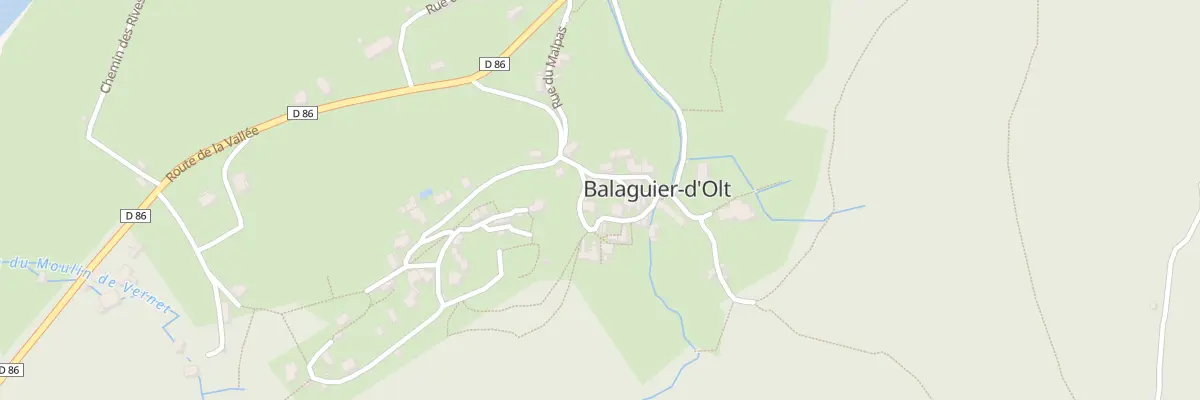 Plan du 5011 Balaguier à Balaguier-d’Olt