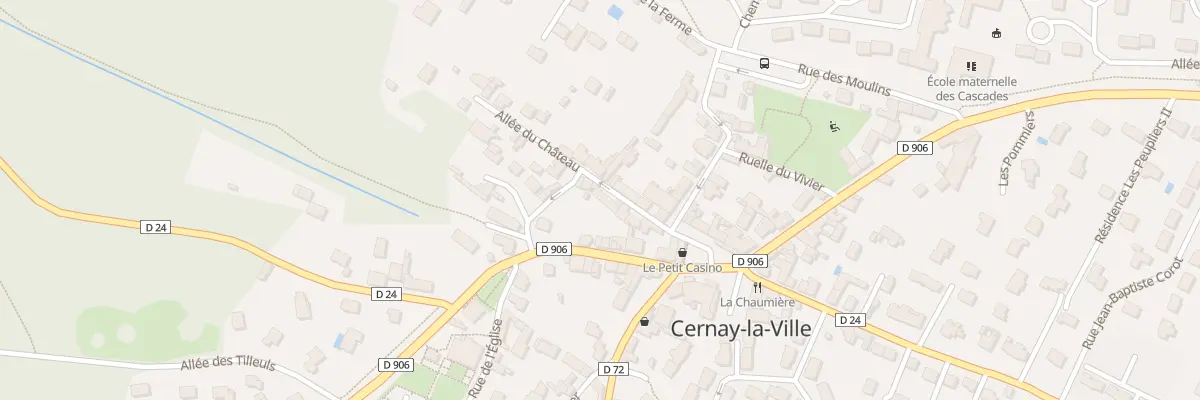 Plan du 9 Rue du Château à Cernay-la-Ville
