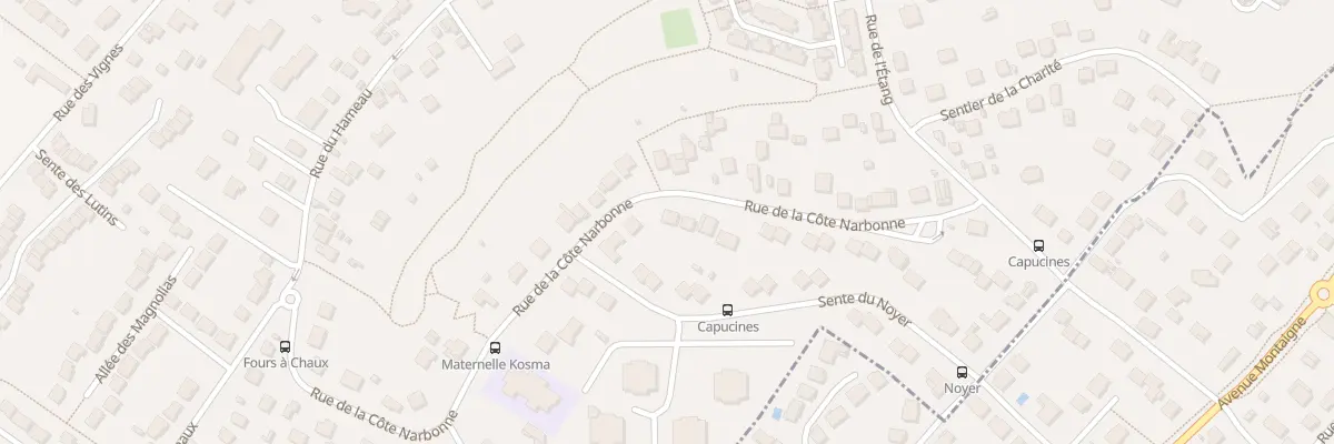 Plan du 50 Rue de la Cote Narbonne à Verneuil-sur-Seine