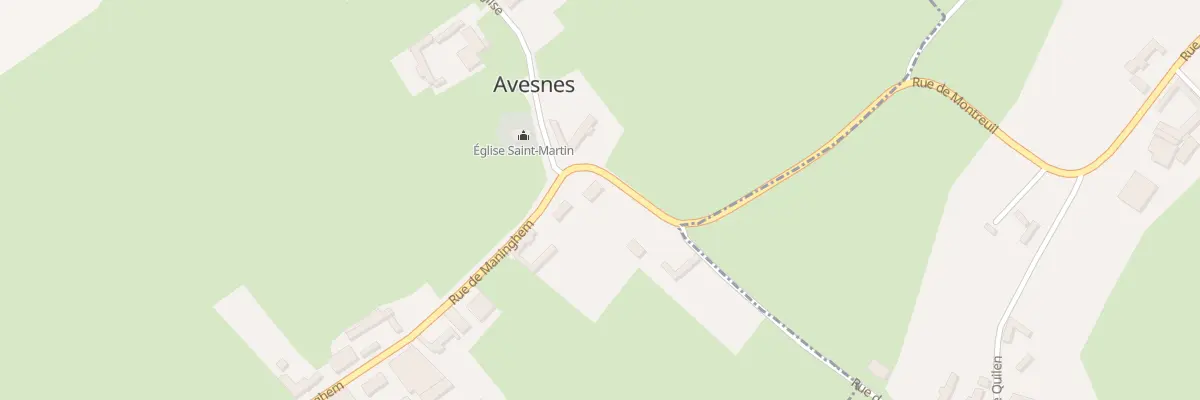 Plan du 12 Rue de Maninghem à Avesnes