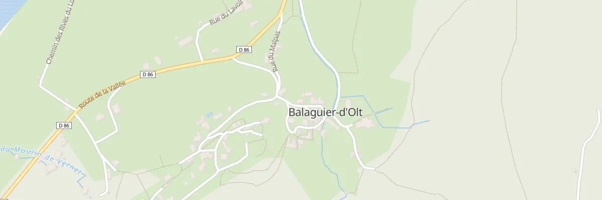 Plan du 5135 Balaguier à Balaguier-d’Olt