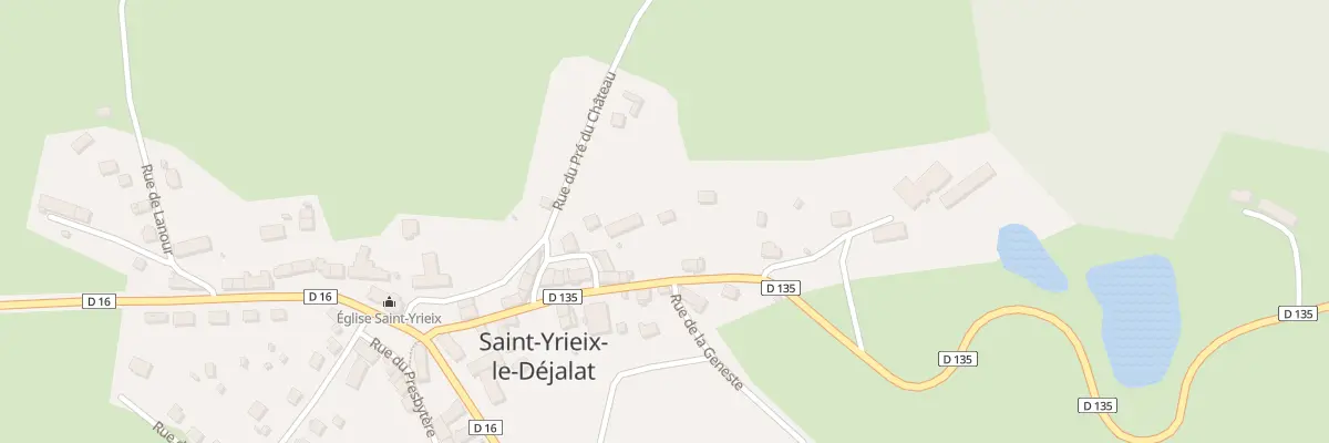 Plan du 4 Rue de la Forge à Saint-Yrieix-le-Déjalat