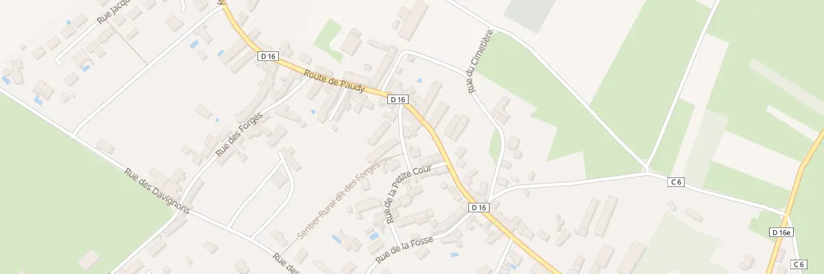Plan du 1 Rue Traversière aux Bordes