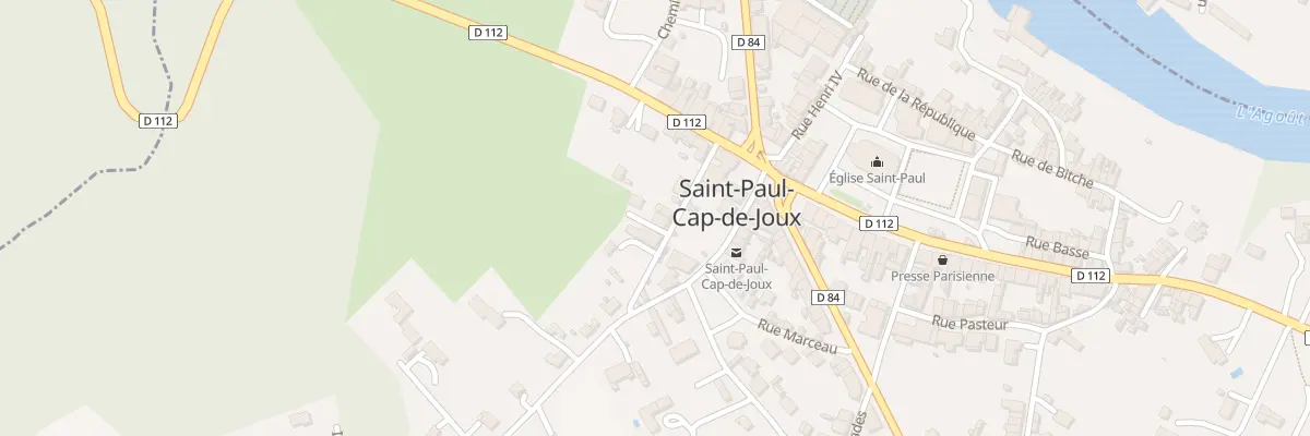 Plan du 12 Rue du 19 mars 1962 à Saint-Paul-Cap-de-Joux