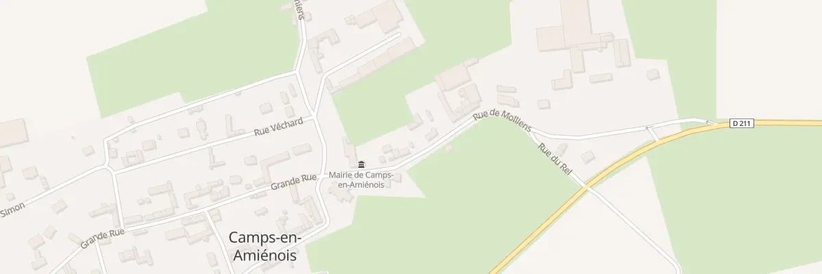 Plan du 7 Rue de Molliens à Camps-en-Amiénois