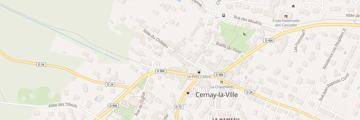 Plan du 5 Rue du Château à Cernay-la-Ville