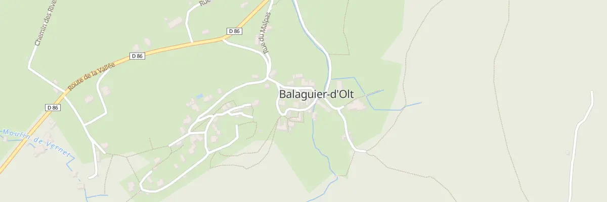 Plan du 5009 Le Bourg à Balaguier-d’Olt