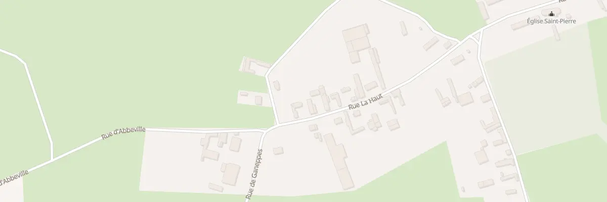 Plan du 14 Rue La Haut à Noyelles-en-Chaussée