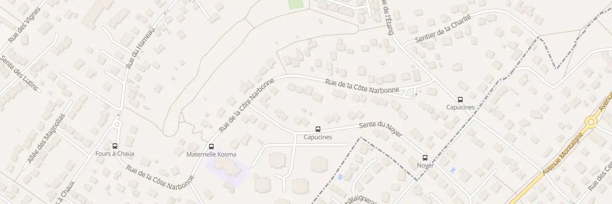Plan du 54 Rue de la Cote Narbonne à Verneuil-sur-Seine